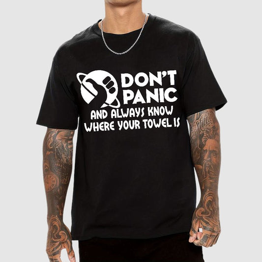 Don't Panic Geek T-Shirt