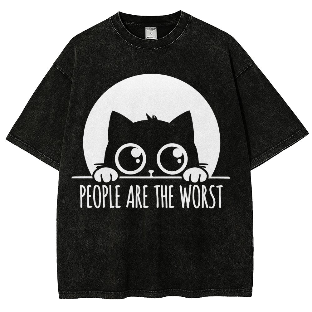 People Are The Worst Vintage Distressed T-shirt