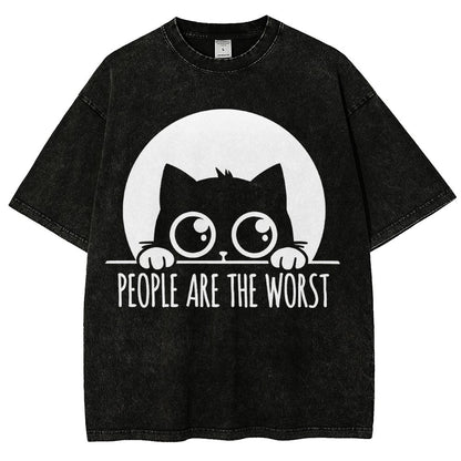 People Are The Worst Vintage Distressed T-shirt