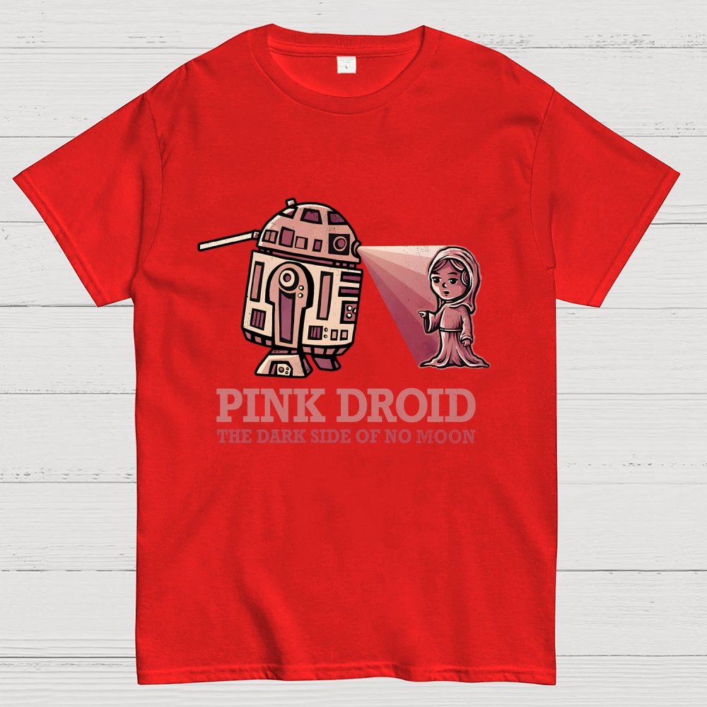 Pink Droid Geek T-Shirt