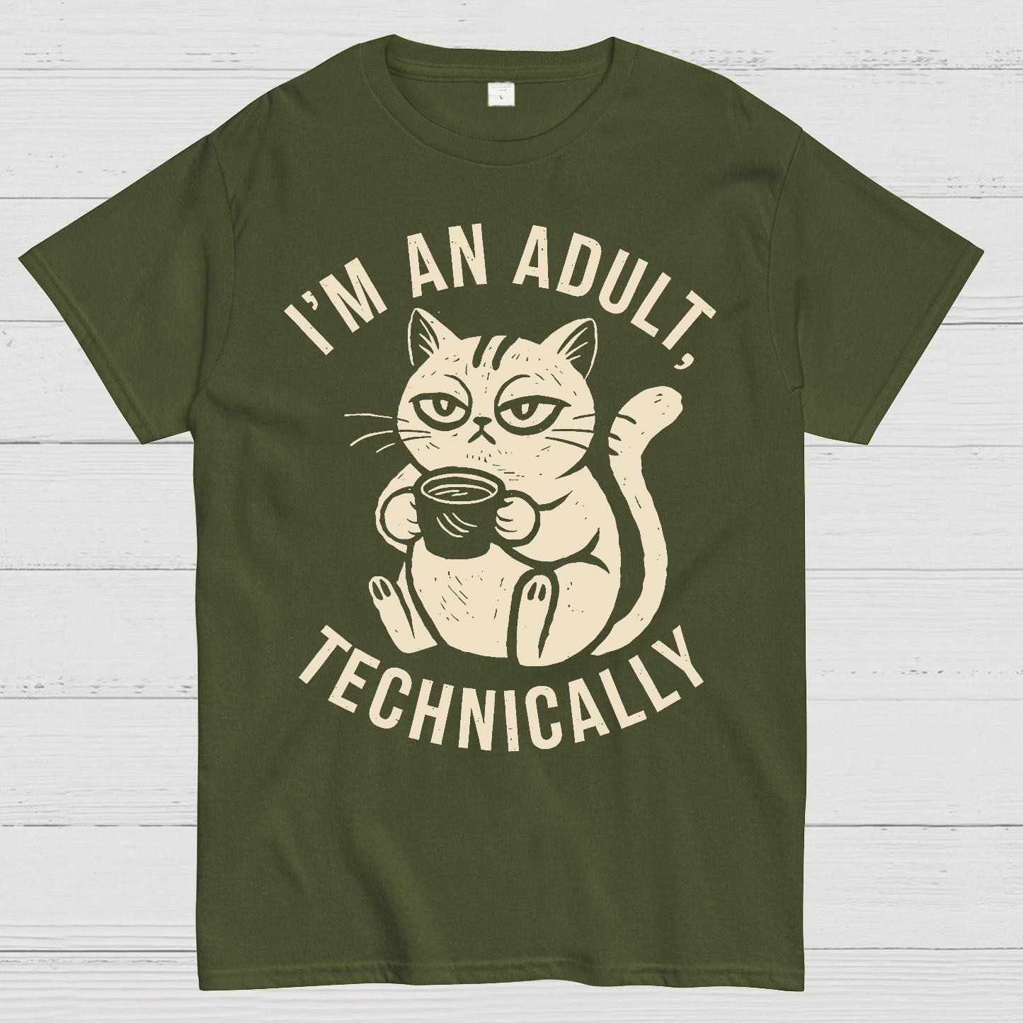 I'm An Adult Technically Geek T-Shirt