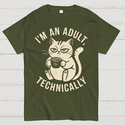 I'm An Adult Technically Geek T-Shirt