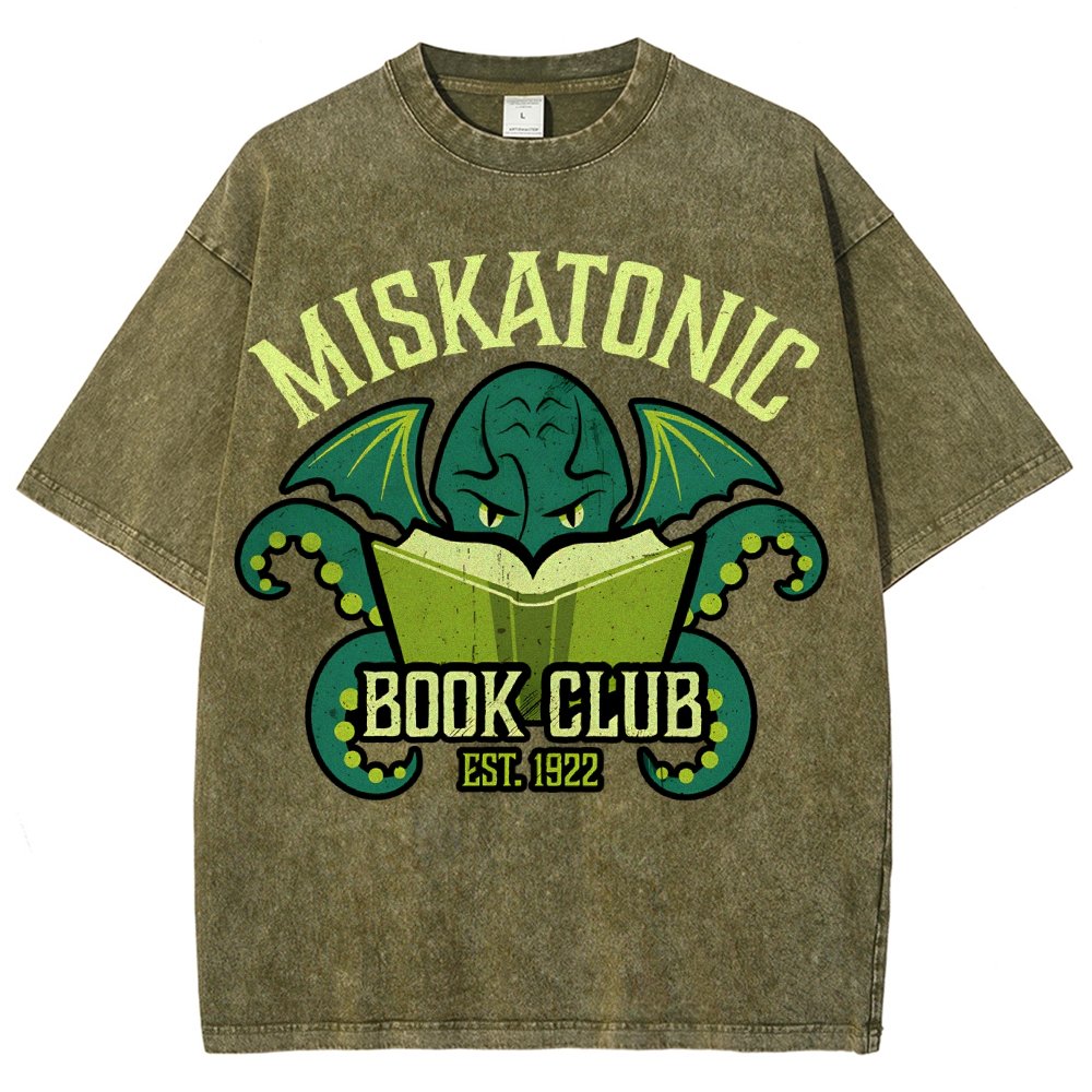 Mystic Book Club Vintage Distressed T-shirt