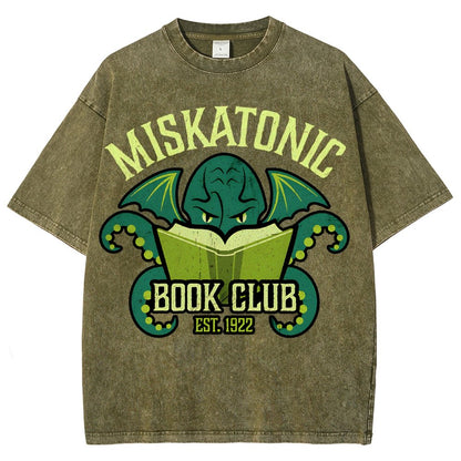 Mystic Book Club Vintage Distressed T-shirt
