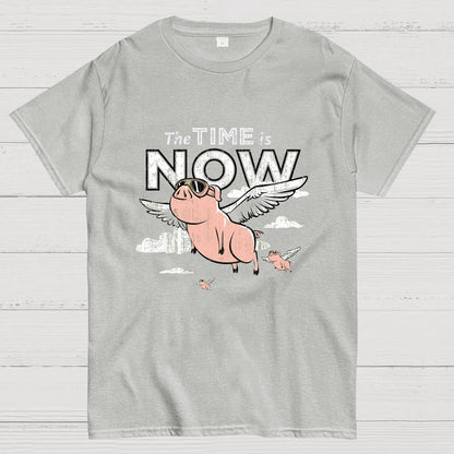 The Time Is Now Geeky T-Shirt