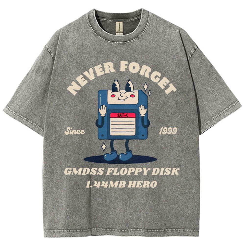 GMDSS floppy disk hero Vintage Distressed T-shirt