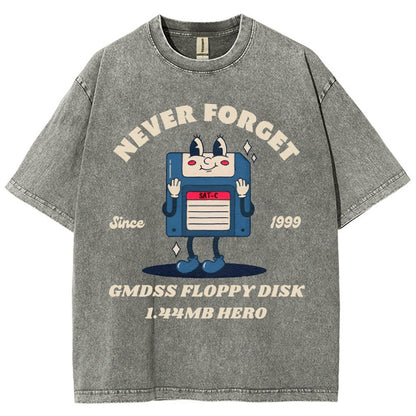 GMDSS floppy disk hero Vintage Distressed T-shirt