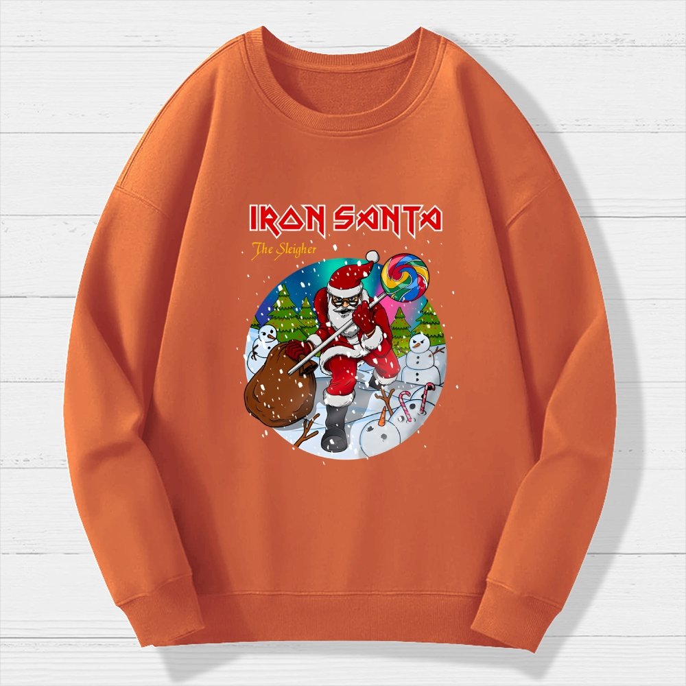 Iron Santa Geek Cotton Sweatshirt