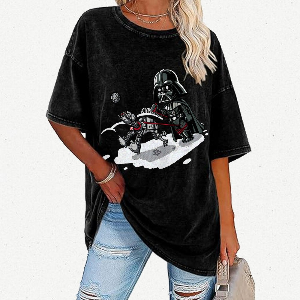 Even villains need to walk their pets Vintage Distressed T-shirt