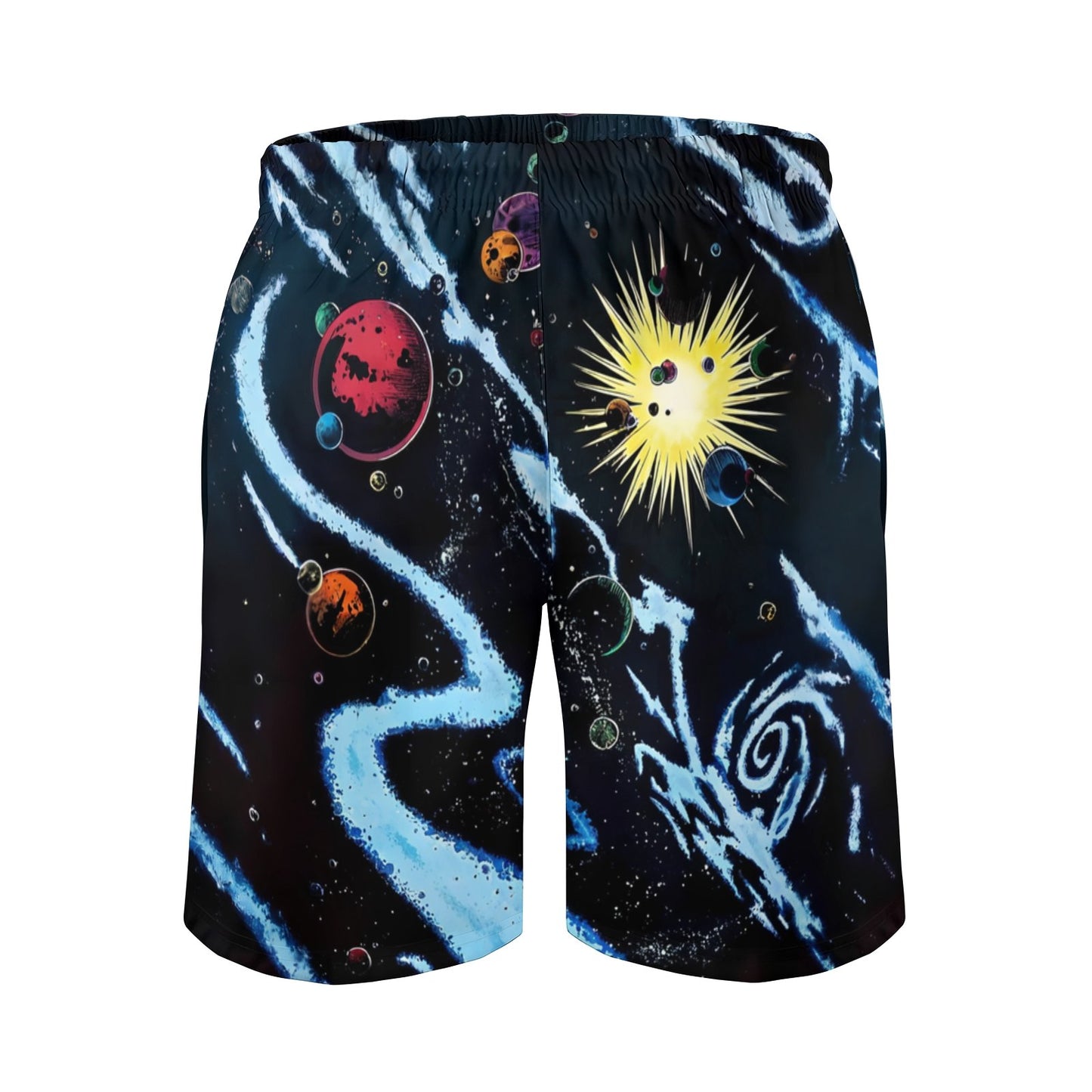 Retro Space Comics Geek Shorts