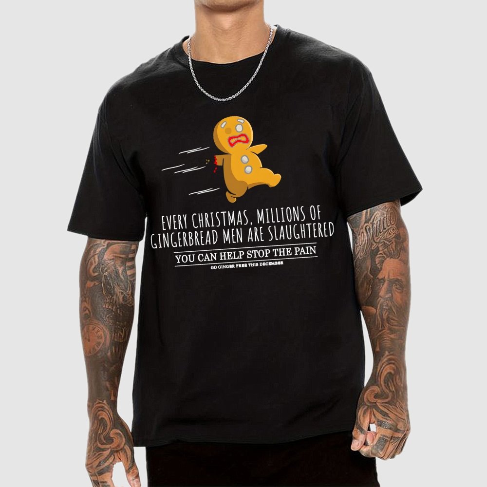 Gingerbread Man Geek T-Shirt