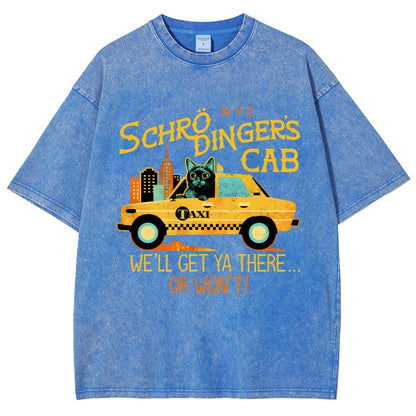 Schrodinger's Cab Vintage Distressed T-shirt