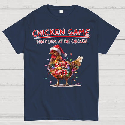 Funny Chicken Game Geek Christmas T-Shirt
