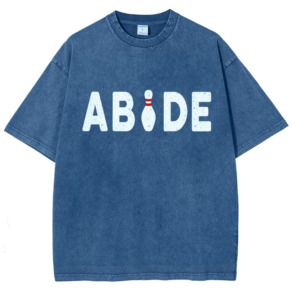 Bowling Abide Vintage Distressed T-shirt