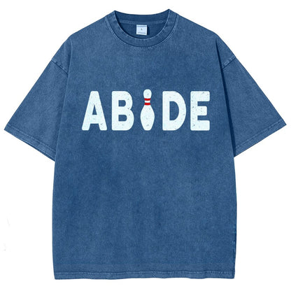 Bowling Abide Vintage Distressed T-shirt