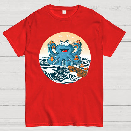 Cookie Kraken Attack Geek T-Shirt