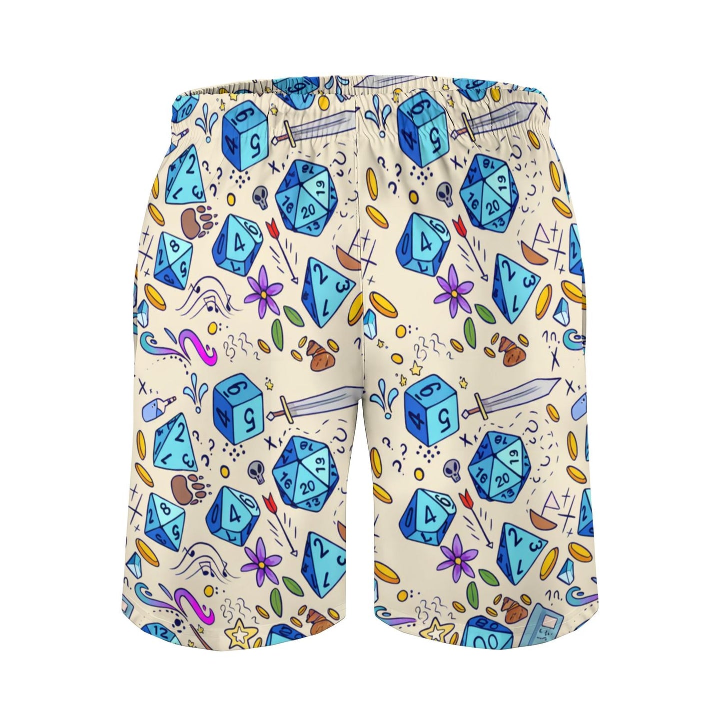 Vintage Dice Game Geek Shorts