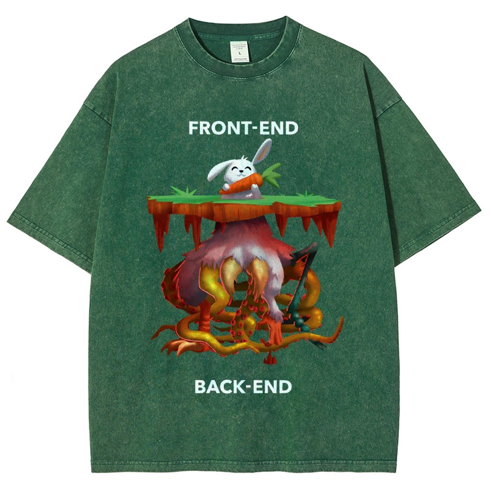 Front-End - Back-End Vintage Distressed T-shirt