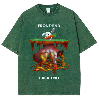 Front-End - Back-End Vintage Distressed T-shirt
