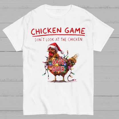 Funny Chicken Game Geek Christmas T-Shirt
