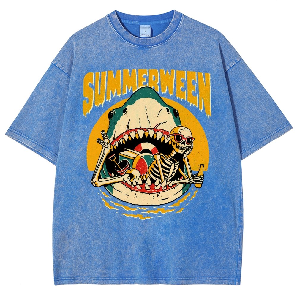 Summerween Vintage Distressed T-shirt