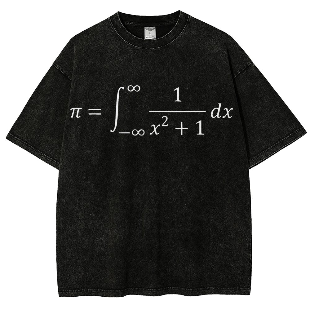 The Constant Number Pi Nerd Vintage Distressed T-shirt