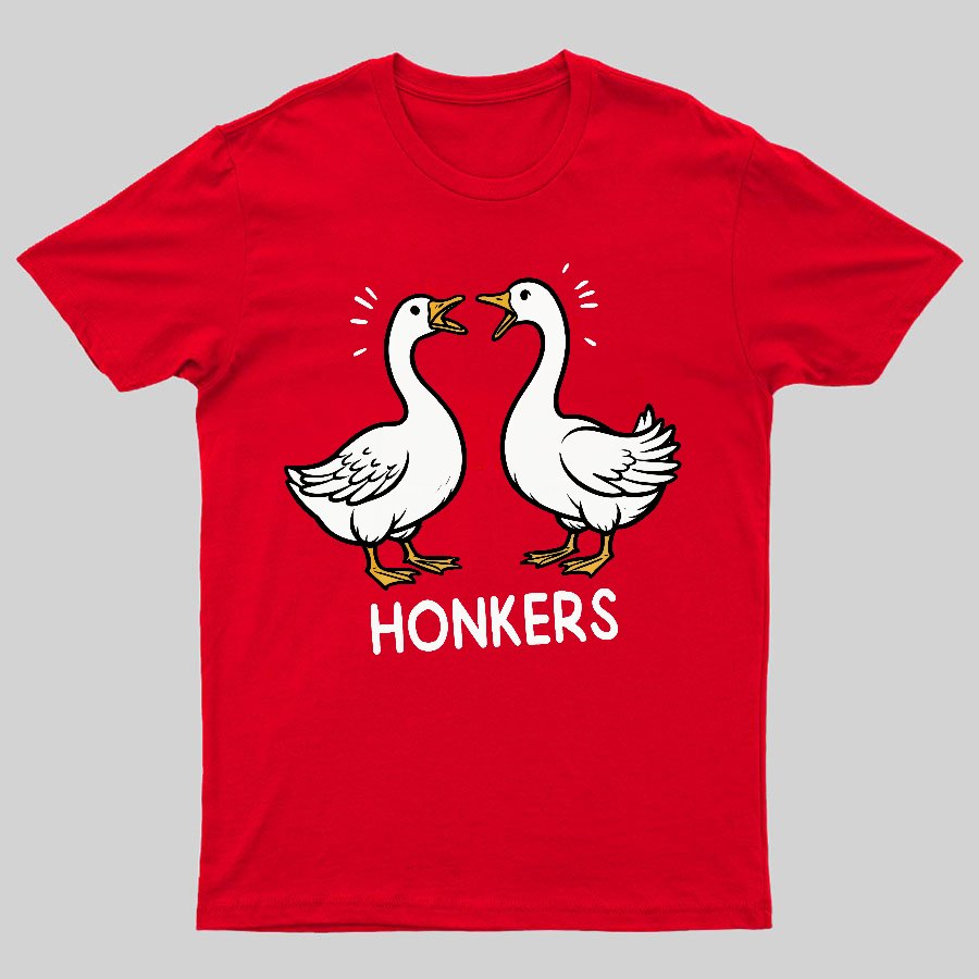 Honkers Funny Goose Geeky T-Shirt