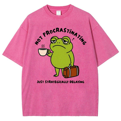 Not Procrastinating Vintage Distressed T-shirt