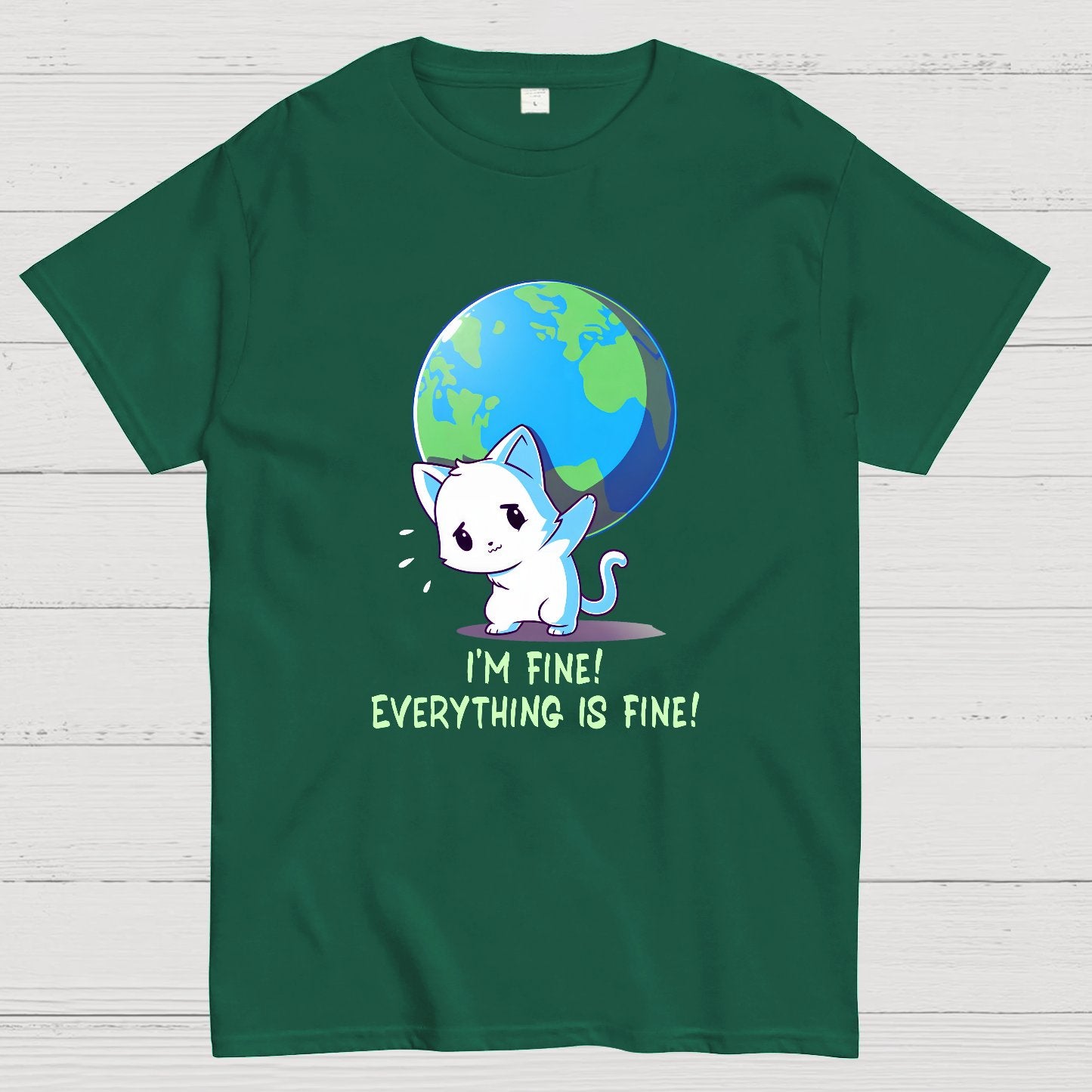 I'm Fine Everything Is Fine Geek T-Shirt