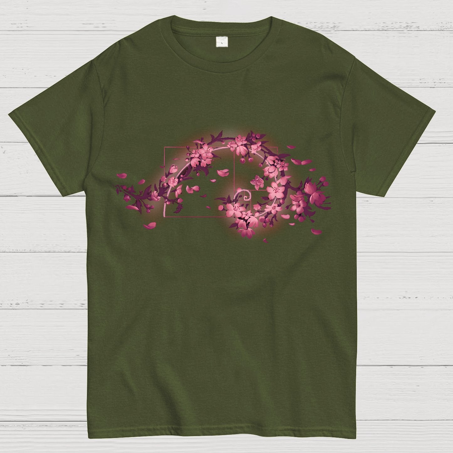Golden Sakura Season Geek T-Shirt