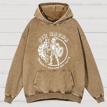 Sir Racha Dragon’s Breath Hot Sauce Vintage Distressed Hoodie