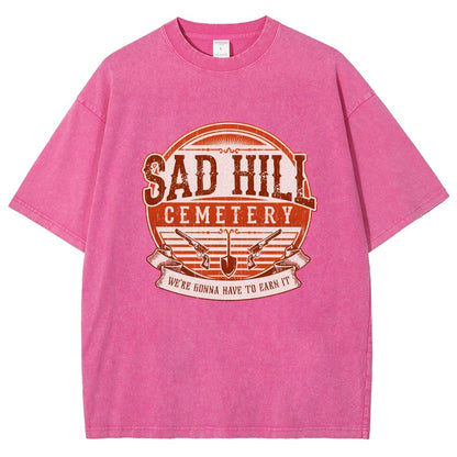 Lonely Hill Cemetery Vintage Distressed T-shirt