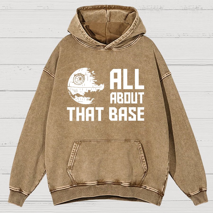 All About That Base Geeks Vintage Distressed Hoodie