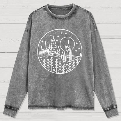 Vacation Geek Nerd Washed Long Sleeve Tee