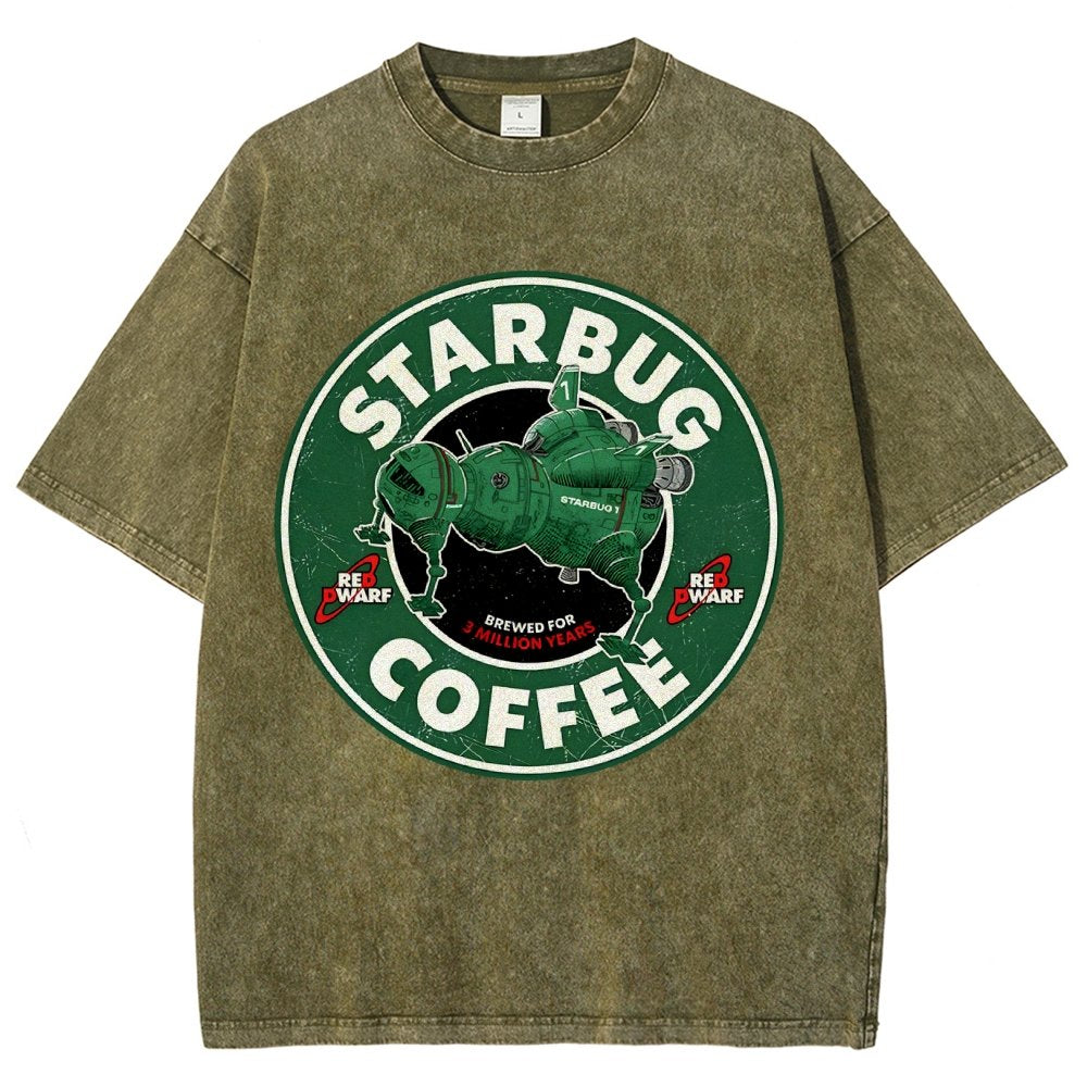 Cosmic Café Vintage Distressed T-shirt