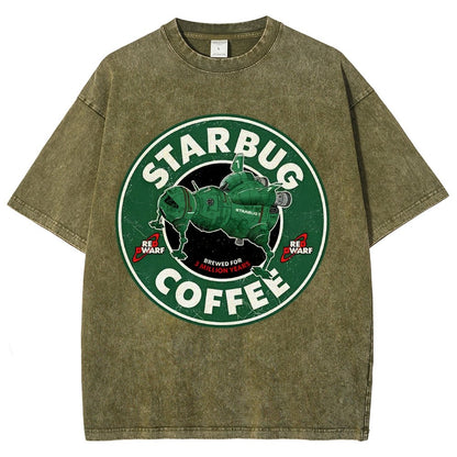 Cosmic Café Vintage Distressed T-shirt