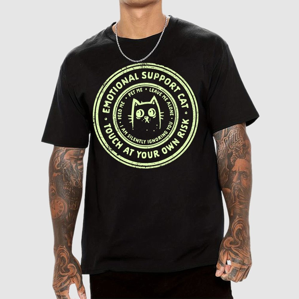 Emotional Support Cat Geek T-Shirt