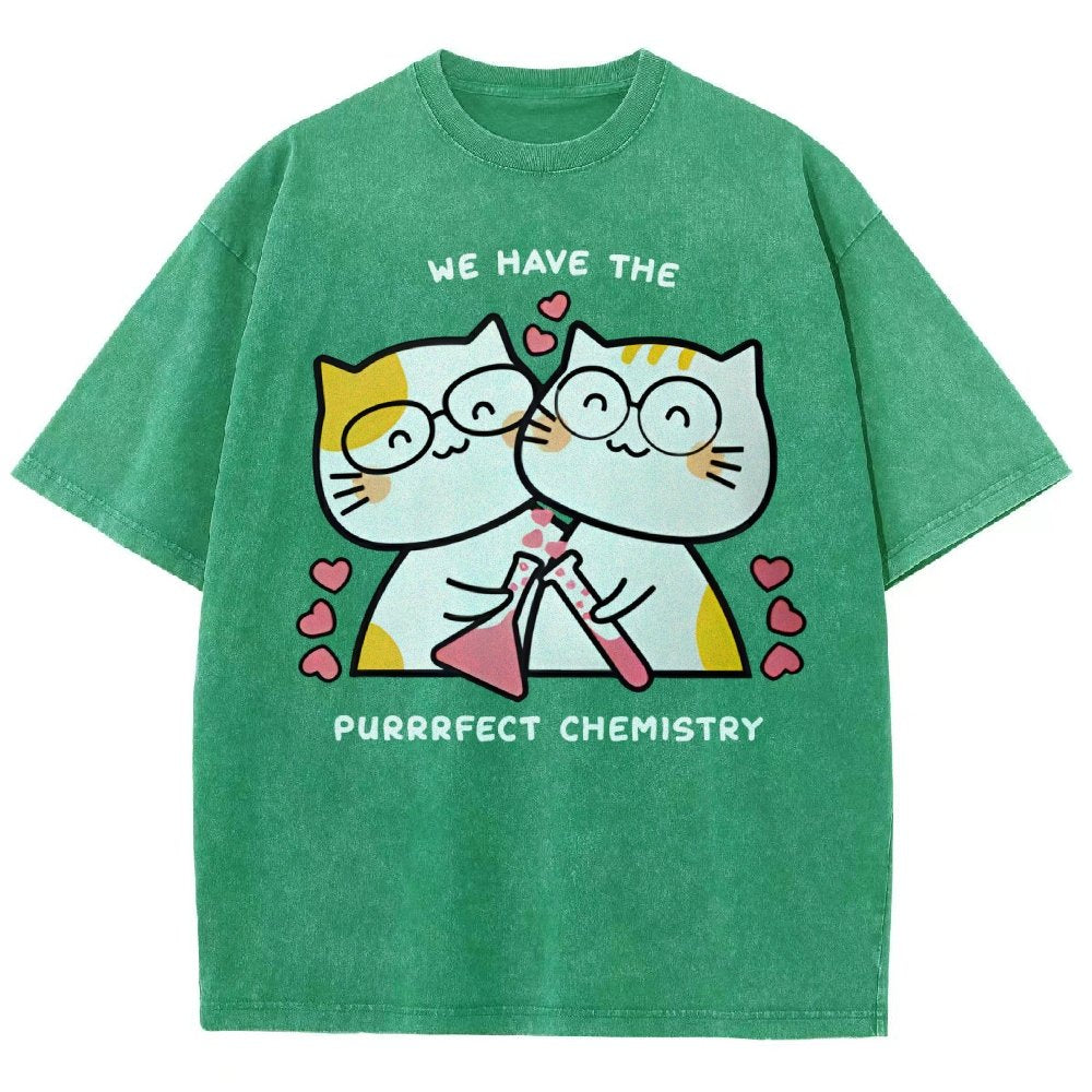 Valentine's Day.Perfect Chemistry Vintage Distressed T-shirt