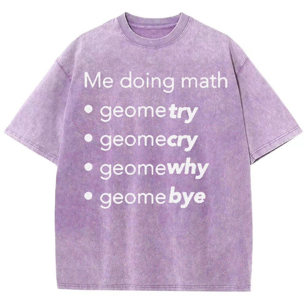 Me Doing Math Vintage Distressed T-shirt