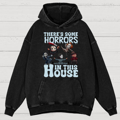 Halloween Horror Movies Vintage Distressed Hoodie