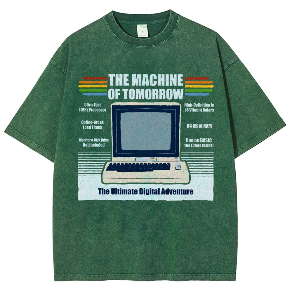 The Machine of Tomorrow Vintage Distressed T-shirt