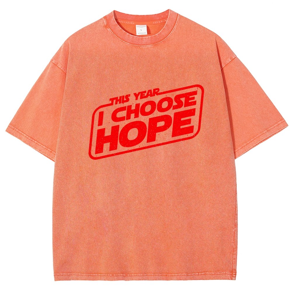 I Choose Hope Vintage Distressed T-shirt