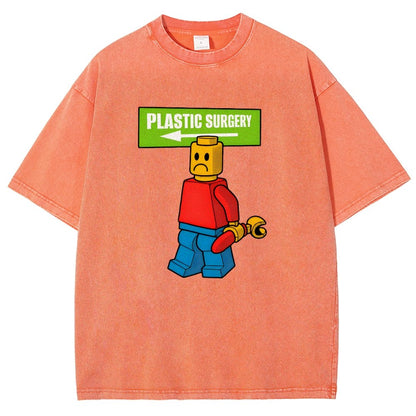 Plastic Surgery Vintage Distressed T-shirt