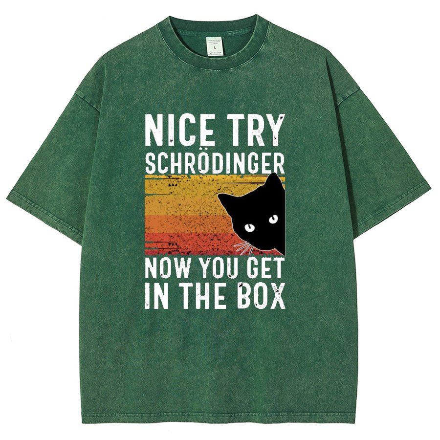 You Get Schrodinger's cat In The Box Vintage Distressed T-shirt
