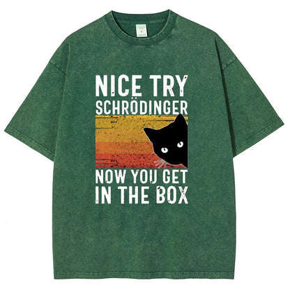 You Get Schrodinger's cat In The Box Vintage Distressed T-shirt