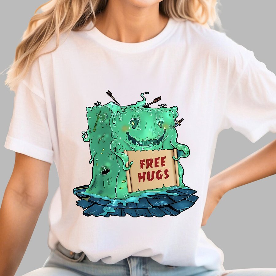 Gelatinous Cube free hugs Geek T-Shirt