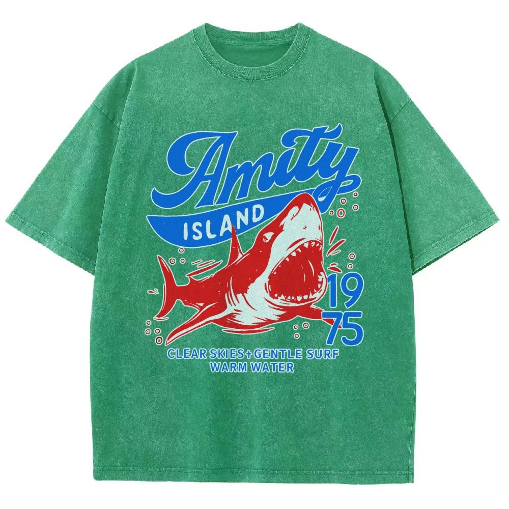 Seaside Town 1975 Vintage Distressed T-shirt