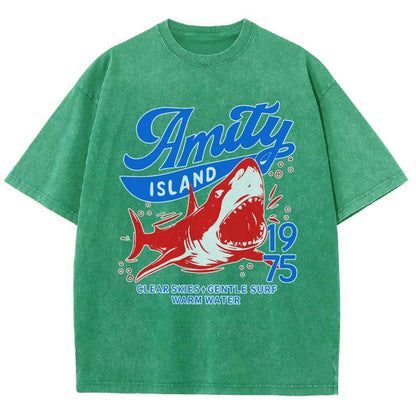 Seaside Town 1975 Vintage Distressed T-shirt