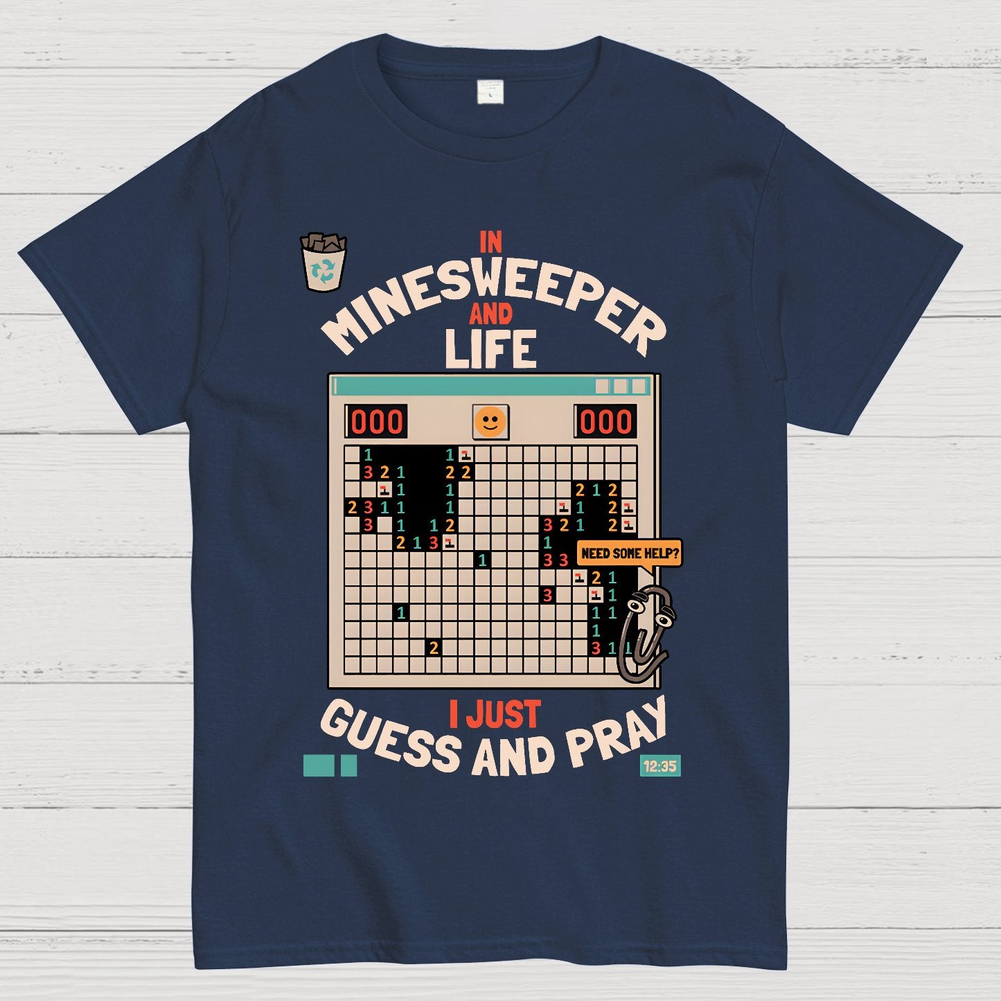 The Minesweeper Philosophy Geek T-Shirt
