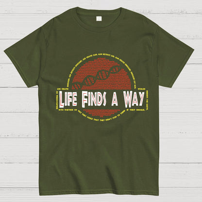 Dino DNA Typography Nerdy T-Shirt
